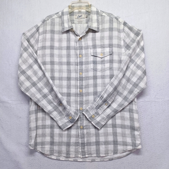 Grayers Long Sleeve Button Up Check plaid Shirt Men's Sz XL . - Picture 1 of 8